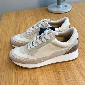 Universal Thread Women's White and Cream Sneakers